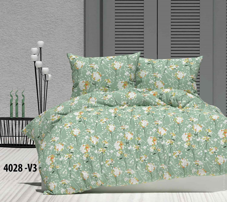 Постільна білизна Brillife ранфорс євро модель 9 Постільна білизна Brillife ранфорс євро модель 9