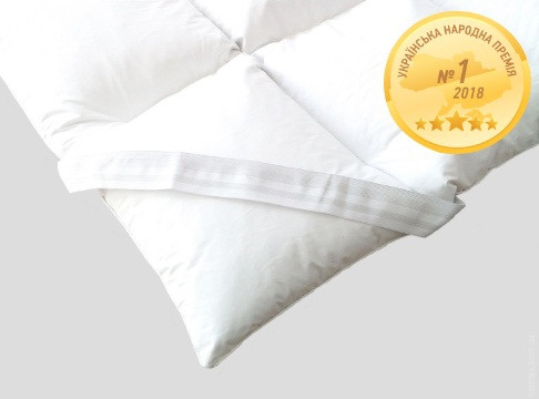 Перина-наматрасник Mirson DeLuxe пух 50% 90x200 см 