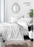 Постельное белье First Choice Leopar beyaz евро 