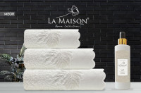 Набор полотенец La Maison Meor из 3 шт. 30х50 см+ 50х90 см +70x140 см с парфюмом