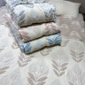Муслиновое покрывало Moss Home 230x250 см Листики крем - беж Муслиновое покрывало Moss Home 230x250 см Листики крем - беж