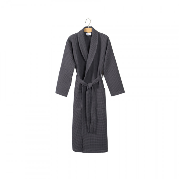 Халат Lotus Home Waffle antrasit 3XL