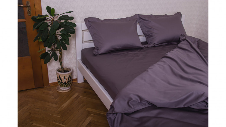 Простирадло Billerbeck Neustadt U сірий 220x240 см