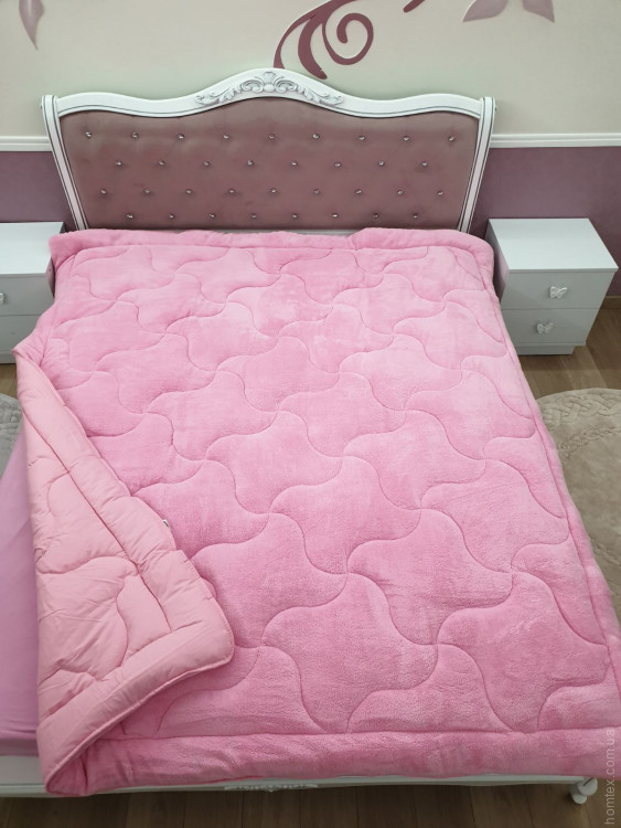 Одеяло плюшевое Welsoft Zeron розовое 195x215 см