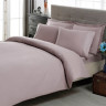 Постельное белье TAC Premium Basic Stripe сатин Lila евро макси