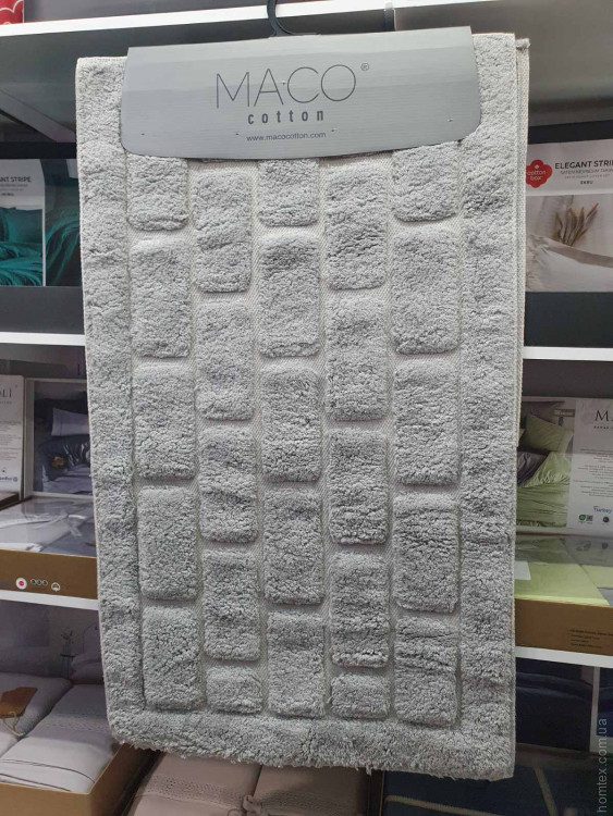Набір бавовняних килимків для ванної Maco Cotton з 2 шт. 50x60 см + 60x100 см модель 32