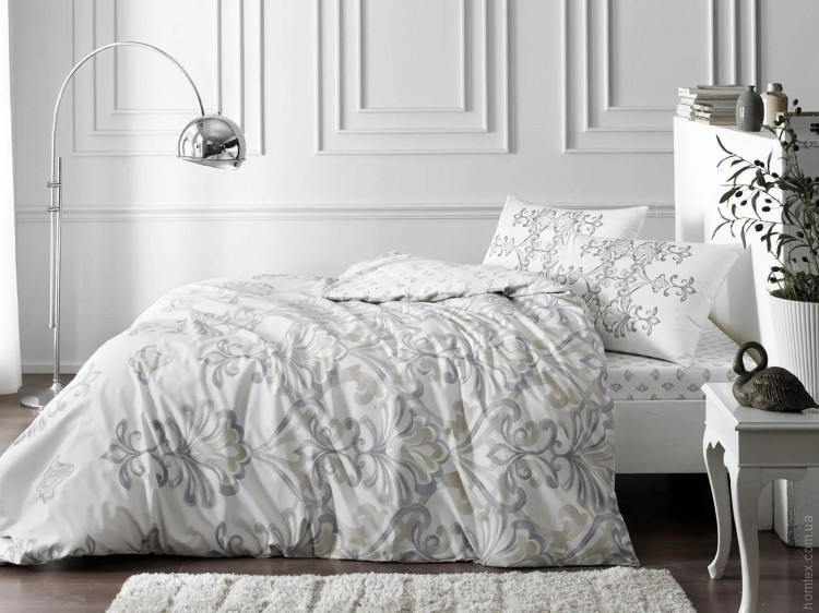 Постельное белье TAC Liles kahve ранфорс полуторный