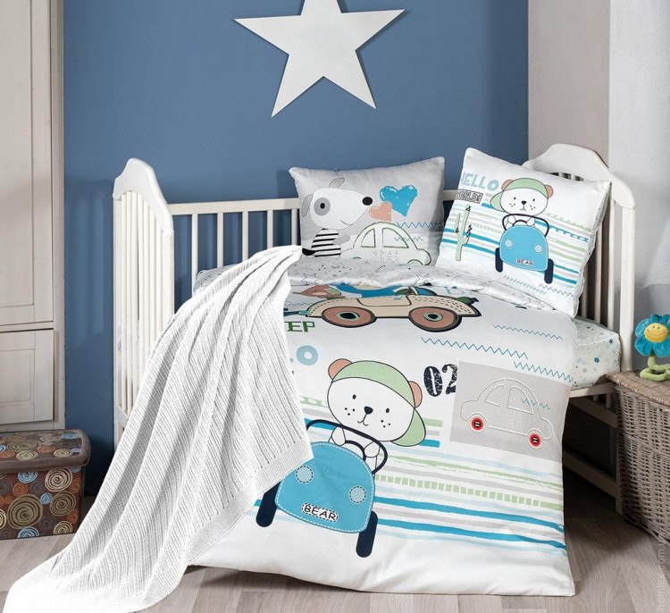 Постельное белье First Choice Baby Digital Satin Nirvana Joyce с пледом-покрывалом для малышей