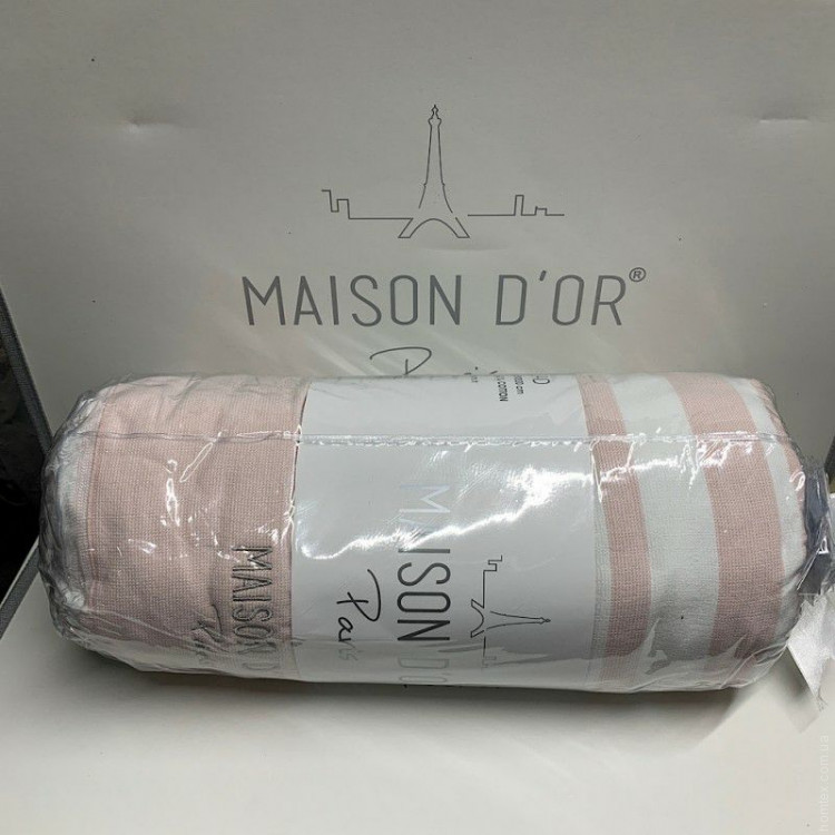 Махрове простирадло Maison Dor Paris Babette pudra 155х220 см
