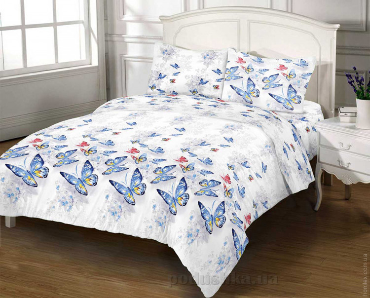 Постельное белье Zastelli 20807 Бабочки бязь полуторный