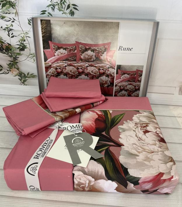 Постельное белье Romeo Home поплин Rune евро