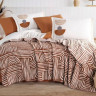 Постільна білизна Istanbul Babil kiremit євро з пледом