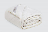 Одеяло IGLEN 100% шерсть в жаккардовом дамаске зимнее 110х140 см.