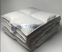 Одеяло Iglen Roster кассетное облегченное 100% белый пух 160х215 см.
