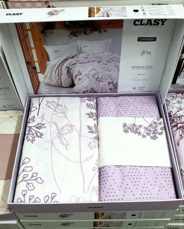Постельное белье Ranforce 200*220 (TM Aran Clasy) Lavenda 