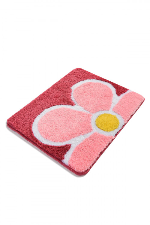 Коврик для ванной Chilai Home Flower fusya 50x60 см