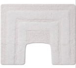 Килимок для ванної PHP Sirio bianco 50x40 см з вирізом під унітаз