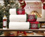 Набор полотенец La Maison Merry из 3 шт. 30х50 см+ 50х90 см +70x140 см с парфюмом