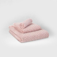 Набор полотенец Irya - Jena pembe розовый 33х33 см + 50х90 см + 70х140 см
