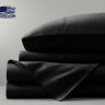 Простынь Boston Textile Sateen Black 80x190 см на резинке