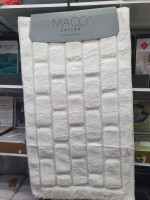 Набір бавовняних килимків для ванної Maco Cotton з 2 шт. 50x60 см + 60x100 см модель 33