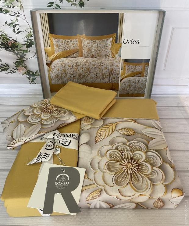 Постельное белье Romeo Home поплин Orion евро