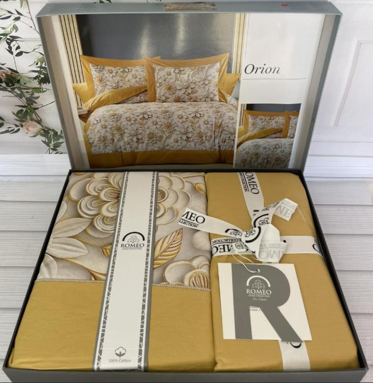 Постельное белье Romeo Home поплин Orion евро