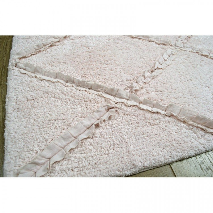 Набор ковриков для ванной Irya Nadia pembe розовый 40x60 см + 60x90 см