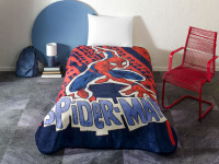 Плед детский Tac Disney Spiderman Block 160x220 см