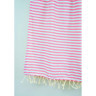 Полотенце пляжное Barine Herringbone Flamingo-mint 100х185 см 