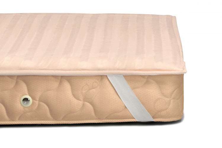 Наматрасник Mirson Carmela Silk 90x200 см, №302/2 (непромокаемый с резинкой по углам)