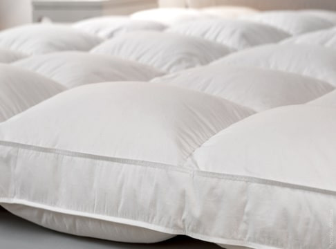 Перина-наматрасник Mirson Luxury Exclusive пух 100% 80x200 см
