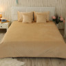 Покрывало Руно двустороннее декоративное “Velour” Beige ромб 220x240 см
