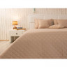 Покрывало Руно двустороннее декоративное “Velour” Beige ромб 220x240 см