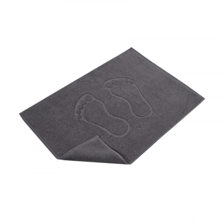 Полотенце для ног Lotus Home Антрацит V2 (800 г/м²) 50х70 см