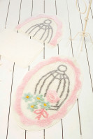Коврик для ванной Chilai Home SWEET BIRD PINK 60x100 см