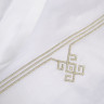 Пододеяльник с наволочками Penelope - Etnica gold золотий 260х240 см + 50х70 см (2 шт.)