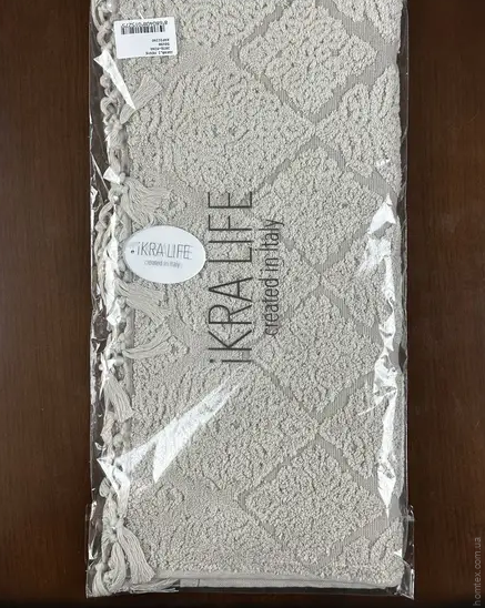 Набор махровых полотенец Ikra Life Mina kapucino 50x90 см + 70х140 см