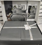 Постільна білизна First Choice Snazzy Moon Mist сатин люкс євро