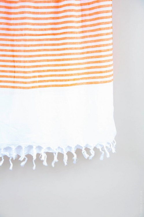 Рушник пляжний Barine White Imbat Orange помаранчевий 90х170 см