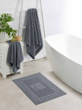 Полотенце махровое Zeron 50x90 см (480 г.м.кв) темно-серое