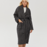 Халат махровый unisex Lotus Home Basic New Line антрацит S