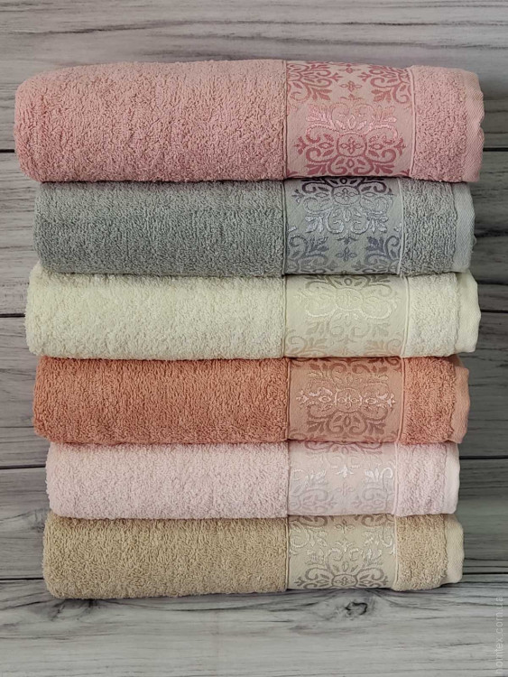 Набор махровых полотенец Mame Home 70x140 см из 6 шт, модель 16