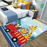 Коврик в детскую комнату Homytex giraffes mavi 140х200 см