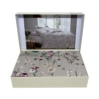 Постільна білизна Tivolyo Home Daisy bej євро