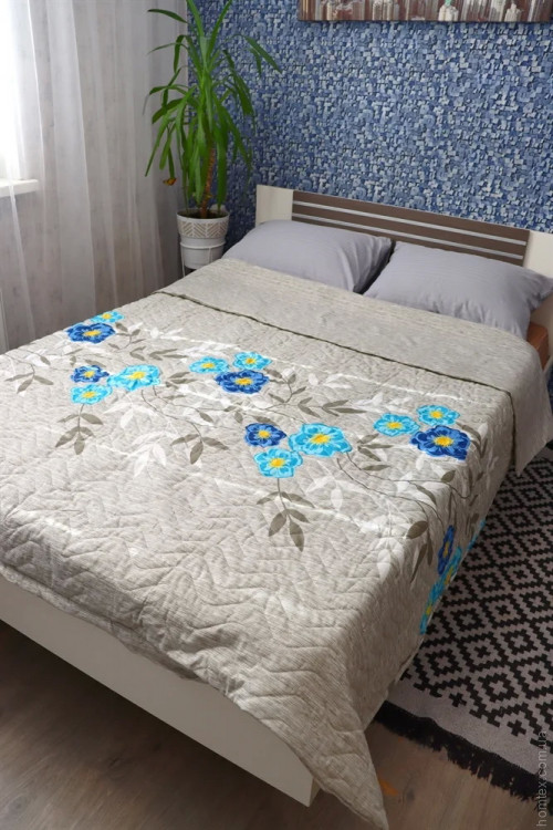 Стьобаний підковдра-ковдра 4 сезони LightHouse Flower 200х220 см 
