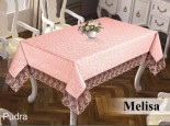 Скатерть жаккардовая прямоугольная Maison Royale Melisa Pudra 160х220 см