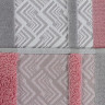Полотенце махровое Hobby Nazende розовый - серый 50x90 см