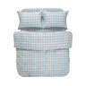Постельное белье Lotus Home Checked Caledonia голубой евро