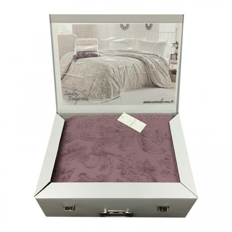 Махровая простынь Maison D'or Sanda Lilac 220x240 см